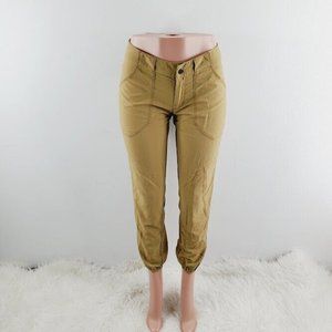 Mountain Hardwear Womens Khaki Trail Hiking Casual Jogger Pants Size 4/36